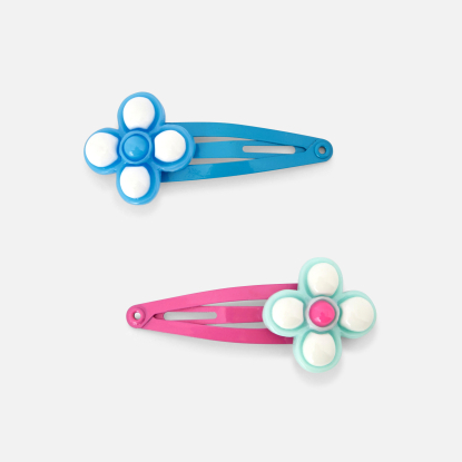 Duo of baby girl barrettes