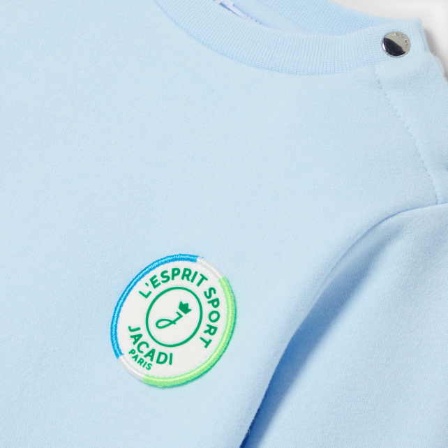 Baby boy sweatshirt in interlock Baby boy sweatshirt in interlock