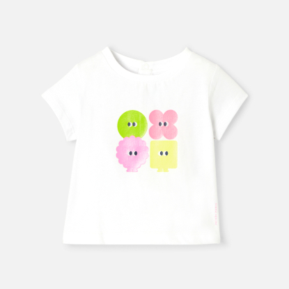 Baby girl short-sleeved T-shirt