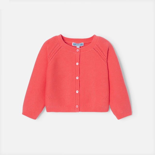 Baby girl cotton cardigan Baby girl cotton cardigan