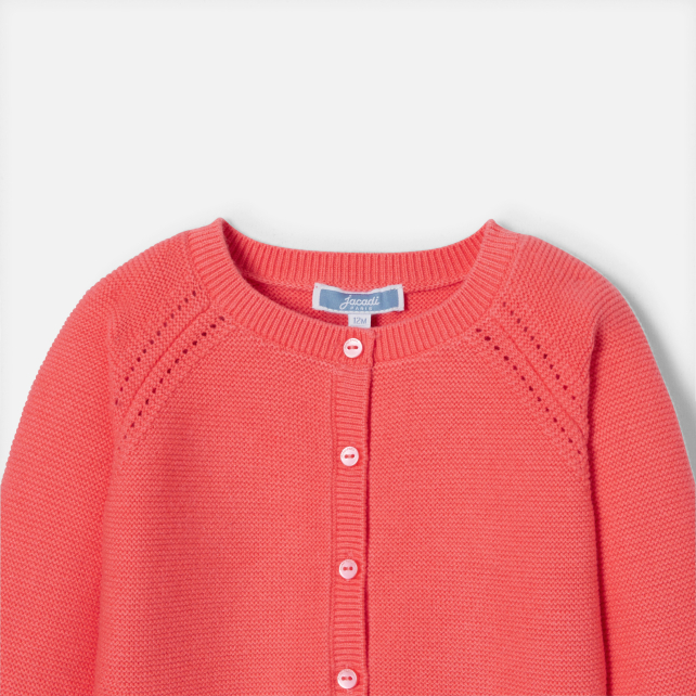 Baby girl cotton cardigan Baby girl cotton cardigan