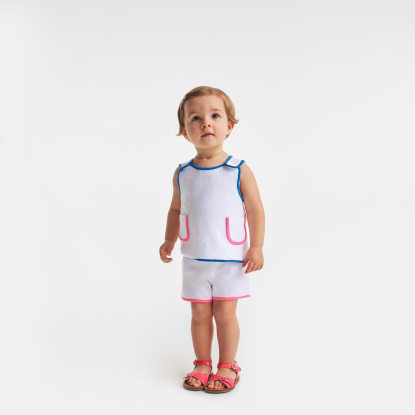 Ensemble en éponge bébé fille