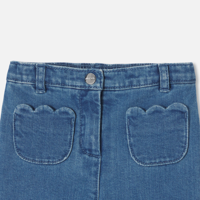 Baby girl lightweight denim trousers Baby girl lightweight denim trousers