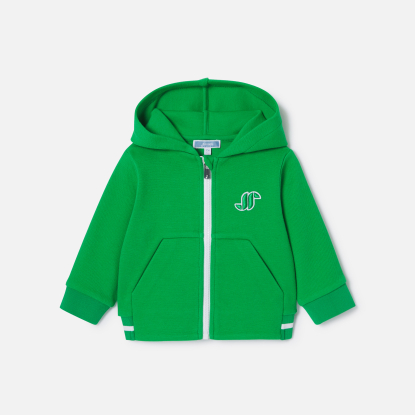 Baby boy zipped cardigan