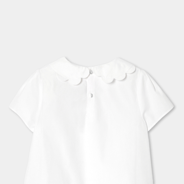 Girl blouse in poplin Girl blouse in poplin