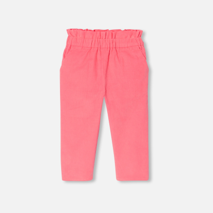 Baby girl velour trousers
