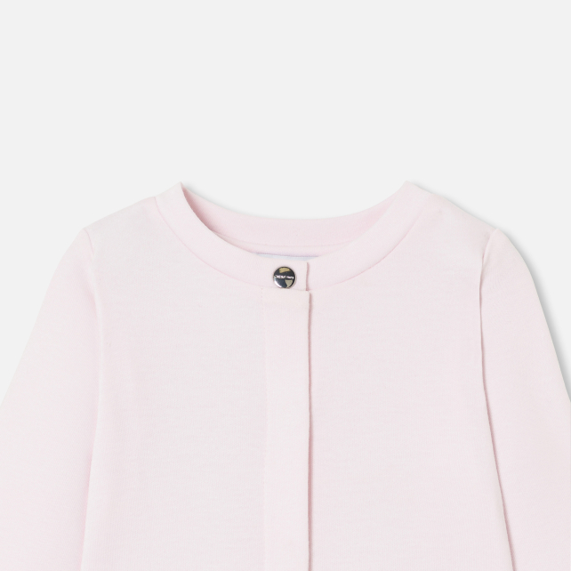 Baby girl pyjamas in interlock Baby girl pyjamas in interlock