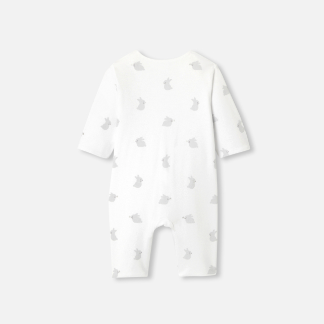 Baby jumpsuit in wadded jersey Baby jumpsuit in wadded jersey