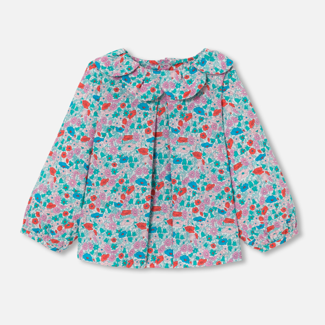 Baby girl blouse in Liberty fabric Baby girl blouse in Liberty fabric