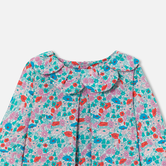 Blouse bébé fille en Tissu Liberty Blouse bébé fille en Tissu Liberty
