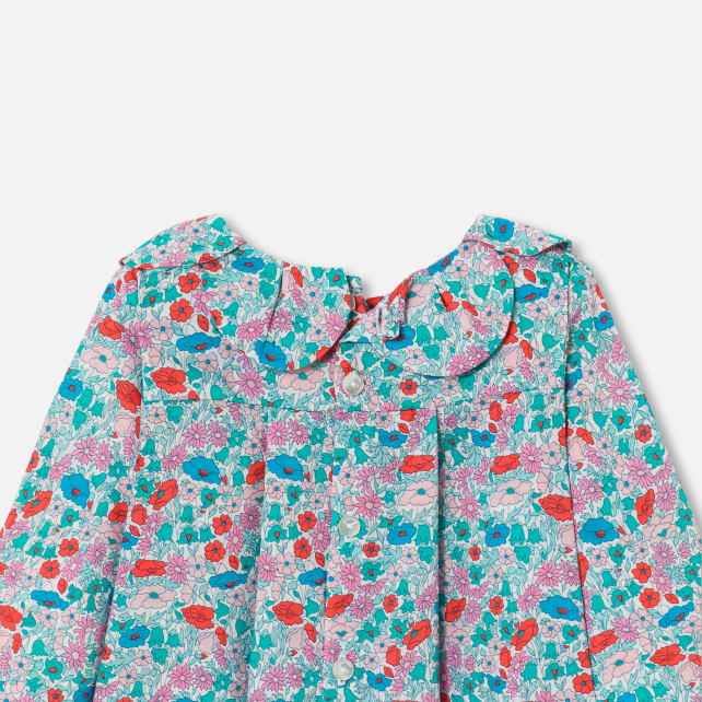 Blouse bébé fille en Tissu Liberty Blouse bébé fille en Tissu Liberty