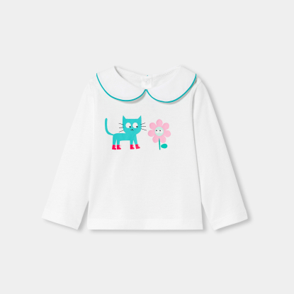 Baby girl long-sleeved T-shirt