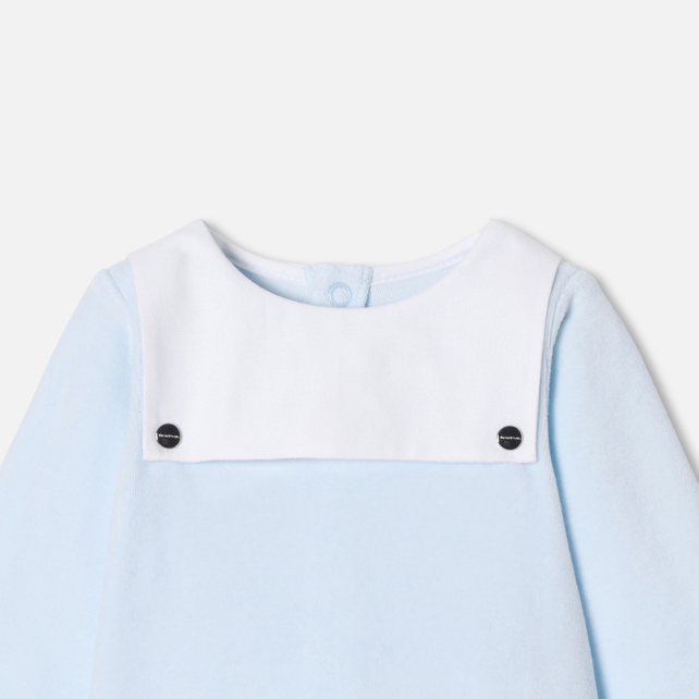 Pyjama bébé garçon en velours Pyjama bébé garçon en velours