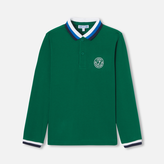 Boy long-sleeved polo shirt Boy long-sleeved polo shirt