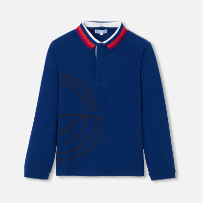 Boy long-sleeved polo shirt