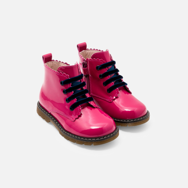 Baby girl smooth leather booties Baby girl smooth leather booties