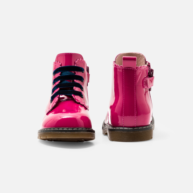 Baby girl smooth leather booties Baby girl smooth leather booties