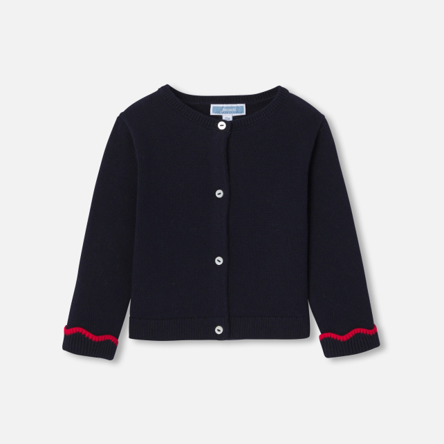 Cardigan bébé fille en tricot Cardigan bébé fille en tricot