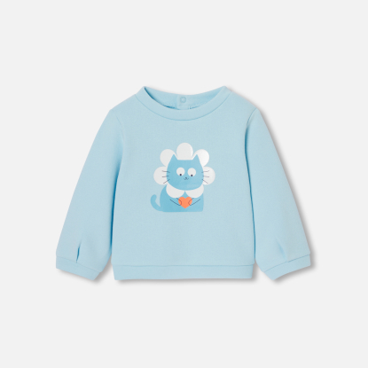 Sweat bébé fille en molleton