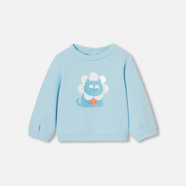 Baby girl fleece sweatshirt Baby girl fleece sweatshirt