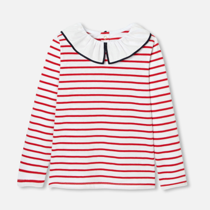 Girl striped T-shirt