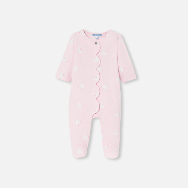 Baby girl pyjamas in fleece Baby girl pyjamas in fleece