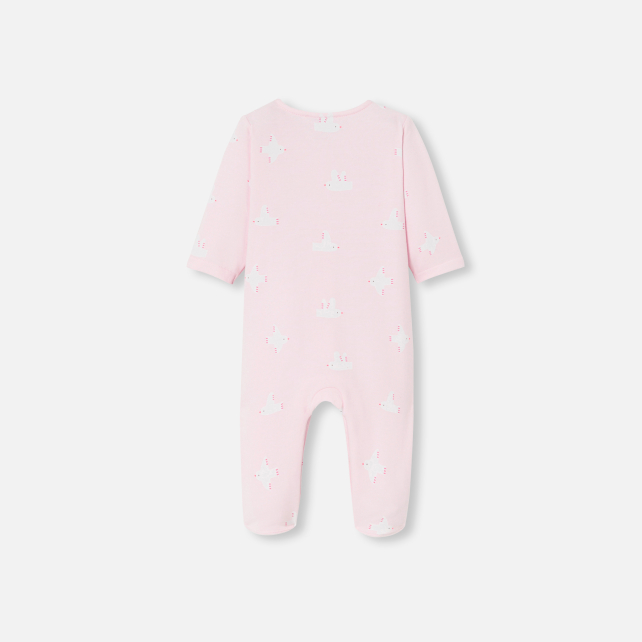 Baby girl pyjamas in fleece Baby girl pyjamas in fleece