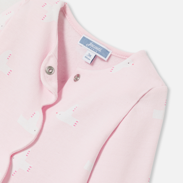 Baby girl pyjamas in fleece Baby girl pyjamas in fleece