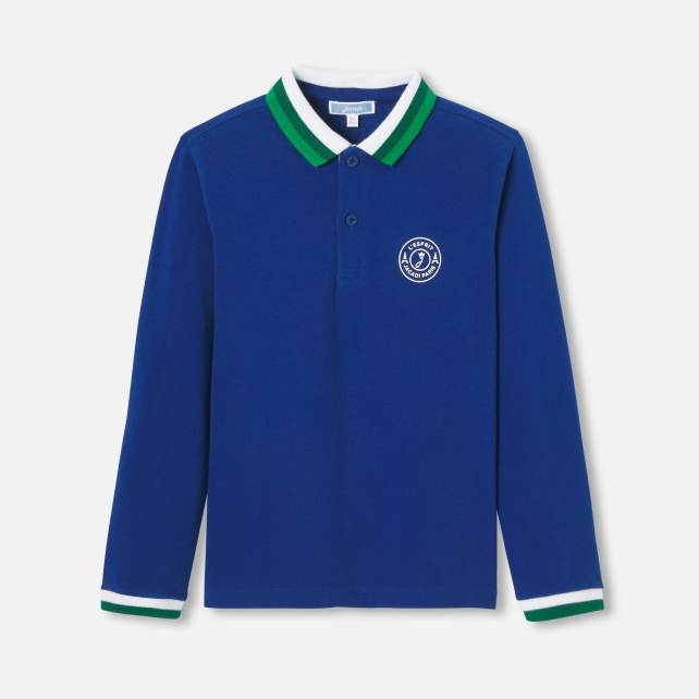 Boy long-sleeved polo shirt Boy long-sleeved polo shirt