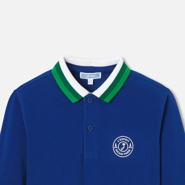Boy long-sleeved polo shirt Boy long-sleeved polo shirt