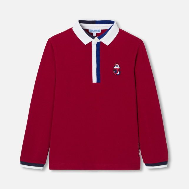 Boy long-sleeved polo shirt Boy long-sleeved polo shirt