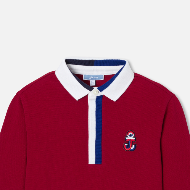 Boy long-sleeved polo shirt Boy long-sleeved polo shirt