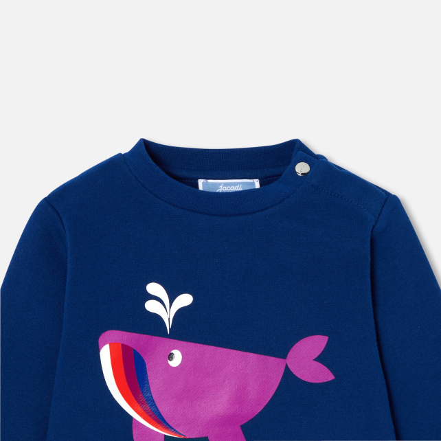 Baby boy fleece sweatshirt Baby boy fleece sweatshirt