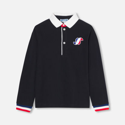 Boy long-sleeved polo shirt