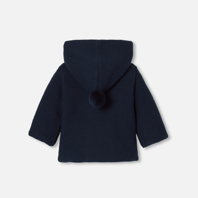 Baby Merino wool burnous jacket Baby Merino wool burnous jacket