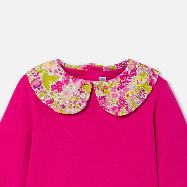 Sweat bébé fille en molleton Sweat bébé fille en molleton