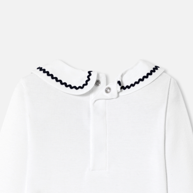 Baby girl bodysuit with fancy collar Baby girl bodysuit with fancy collar