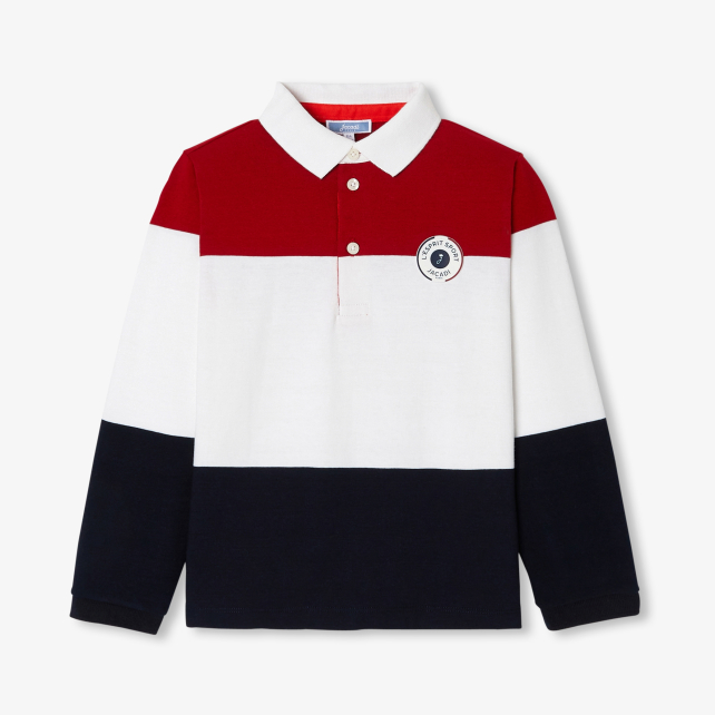 Boy long-sleeved polo shirt Boy long-sleeved polo shirt