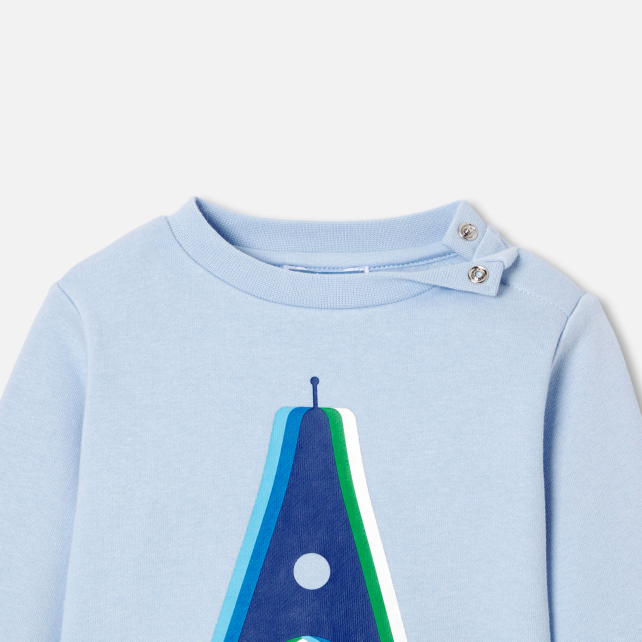 Baby boy fleece sweatshirt Baby boy fleece sweatshirt