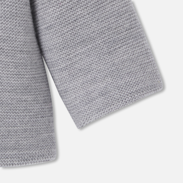 Baby knitted burnous jacket Baby knitted burnous jacket