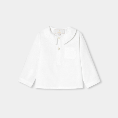 Chemise bébé garçon en Oxford