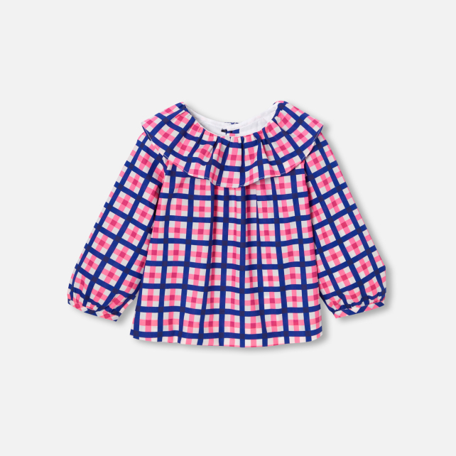 Baby girl checked blouse Baby girl checked blouse