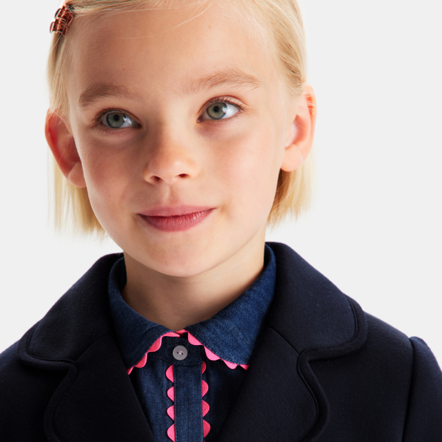 Blouse enfant fille en jean Blouse enfant fille en jean