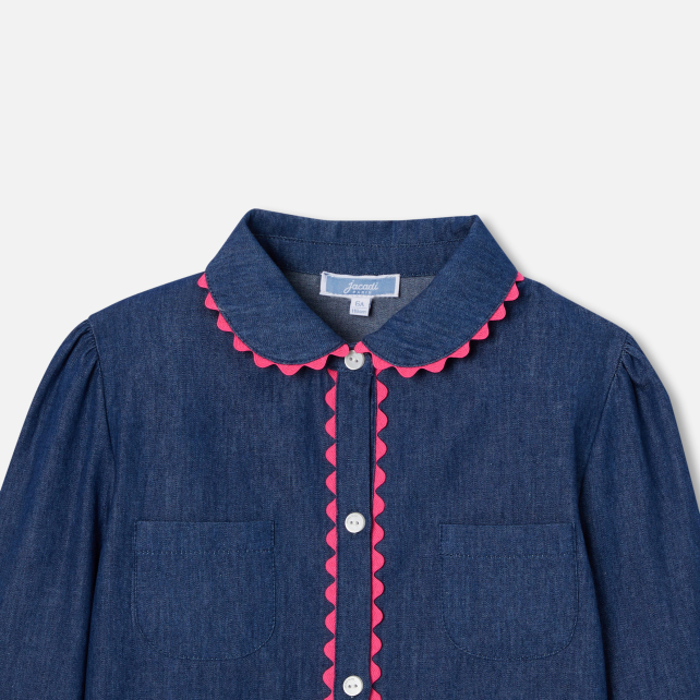 Girl denim blouse Girl denim blouse