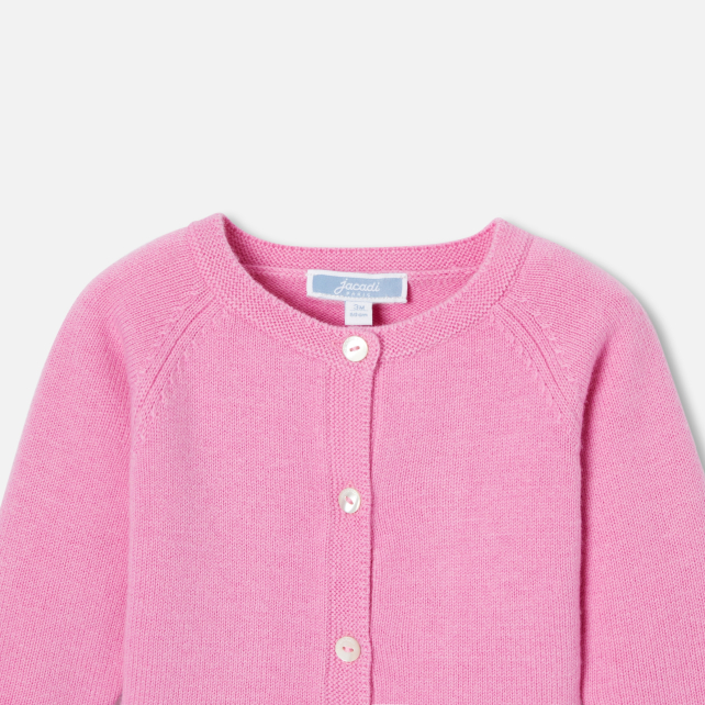 Cardigan bébé fille en jersey Cardigan bébé fille en jersey