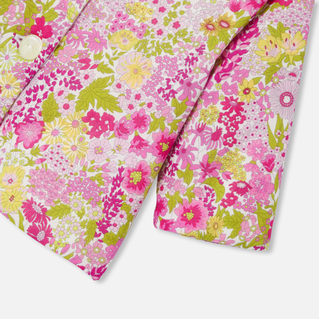 Cardigan bébé fille en Tissu Liberty Cardigan bébé fille en Tissu Liberty