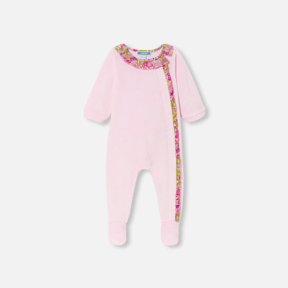 Baby girl velvet pyjamas