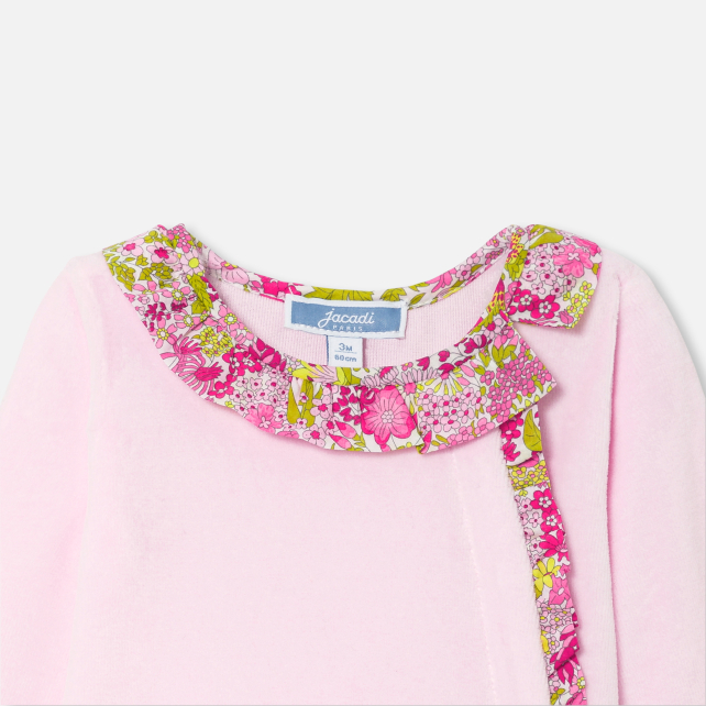 Baby girl velvet pyjamas Baby girl velvet pyjamas