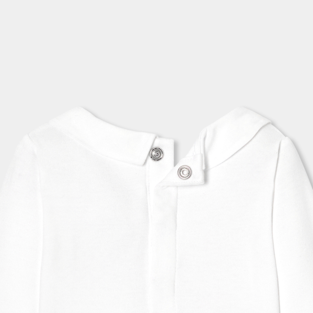 Baby boy bodysuit with collar Baby boy bodysuit with collar