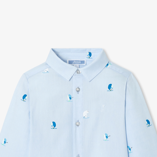 Chemise bébé garçon en Oxford Chemise bébé garçon en Oxford